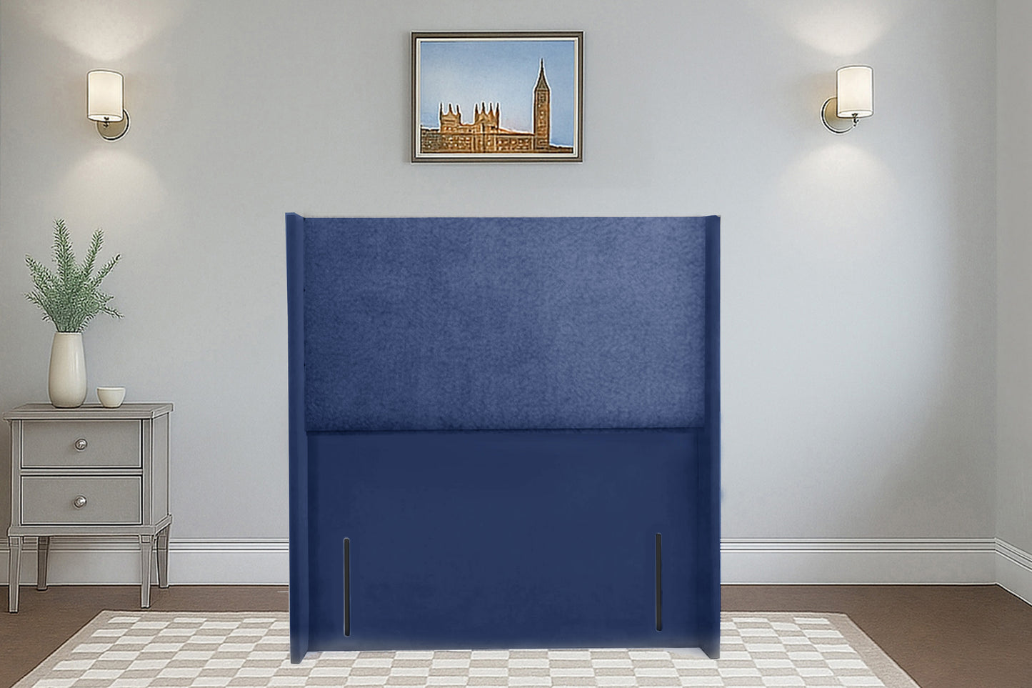Plain Wingback Headboard