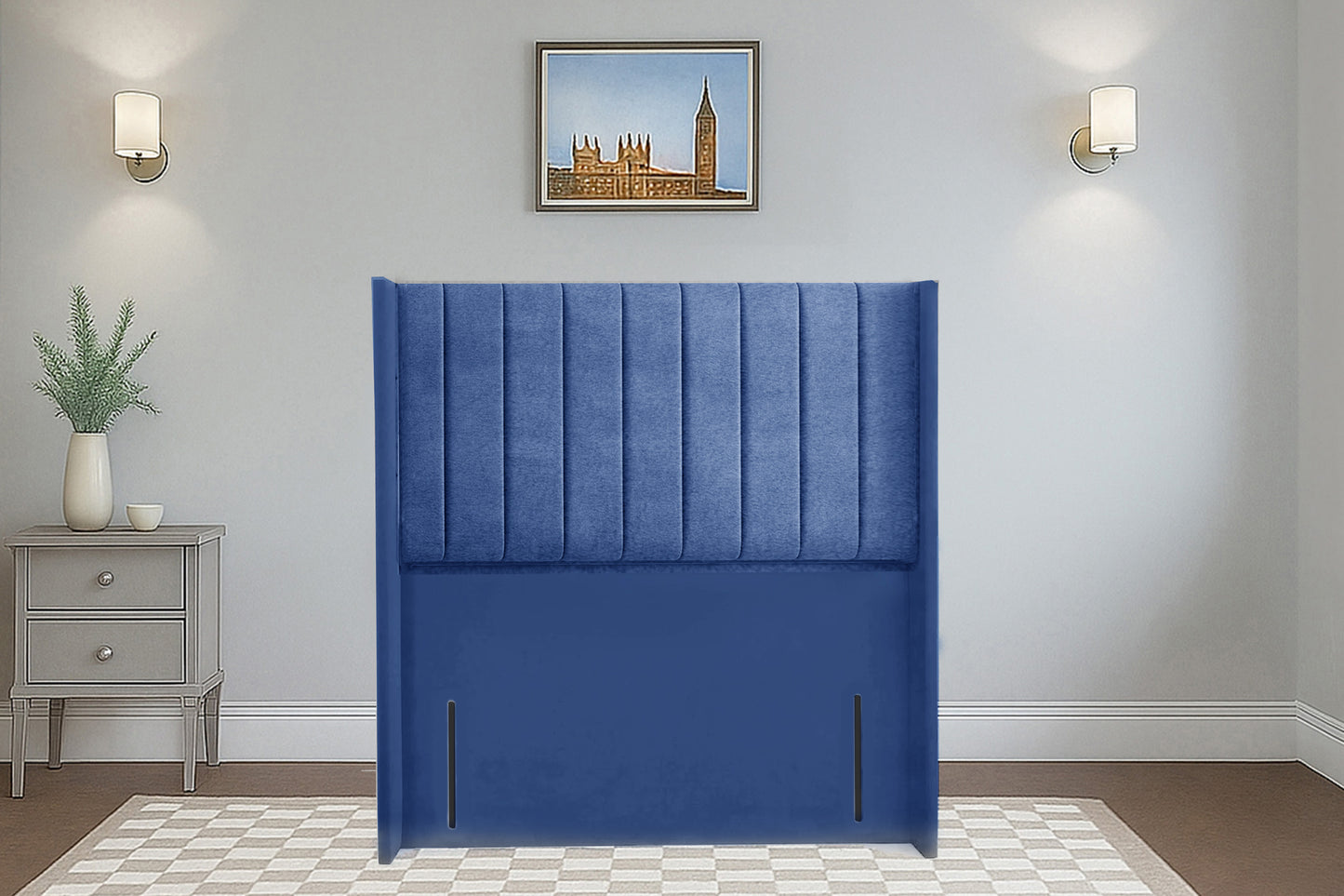 Vertical Wingback Headboard
