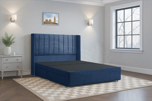 Vertical Wingback Headboard (HB) Bed Frame