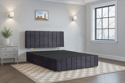 Armenia Luxury Divan Bed Frame with Hardboard Base & Storage Drawers