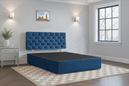 Croatia Divan Bed Frame with Hardboard Base & Storage Drawers