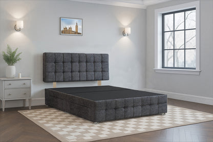 Austria Premium Divan Bed Frame with Hardboard Base & Storage Drawers