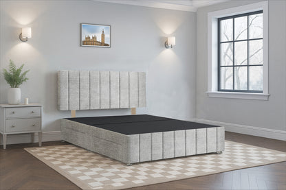 Armenia Luxury Divan Bed Frame with Hardboard Base & Storage Drawers