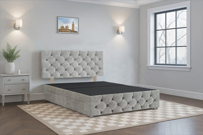 Bulgaria Premium Divan Bed Frame with Hardboard Base & Storage Drawers- Mattress Optional