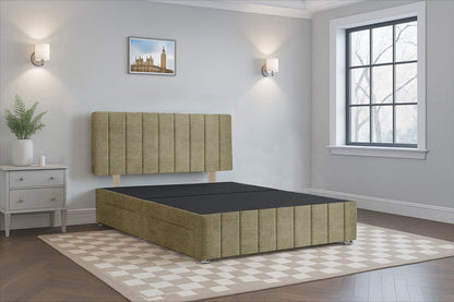 Armenia Luxury Divan Bed Frame with Hardboard Base & Storage Drawers