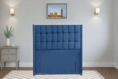 Cube Wingback Bed with Headboard
