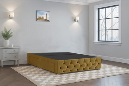 Classic Chesterfield Wingback Bed Frame (HB + FB)