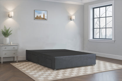 Deluxe Chesterfield HB Wingback Upholstered Bed Frame